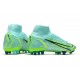 Nike Mercurial Superfly 8 Elite AG Cleat Dynamic Turq Lime Glow