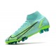 Nike Mercurial Superfly 8 Elite AG Cleat Dynamic Turq Lime Glow