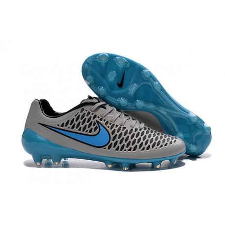 New Nike Magista Opus FG Football Boots - Low Price - Wolf Grey Turquoise Blue Black