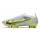 Nike Mercurial Vapor XIV Elite Artificial Turf White Black Metallic Silver Volt