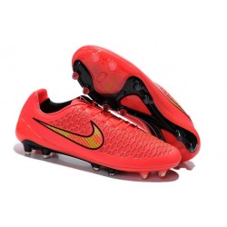 New Nike Magista Opus FG Football Boots - Low Price - Pink Yellow Black