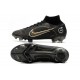 Nike Mercurial Superfly 8 Elite FG Shadow - Black Metallic Gold Metallic Silver