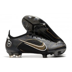 Nike Mercurial Vapor14 Elite FG Shadow - Black Metallic Gold Metallic Silver