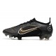 Nike Mercurial Vapor14 Elite FG Shadow - Black Metallic Gold Metallic Silver