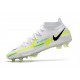 Nike Phantom GT2 Elite DF FG White Black Blue