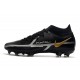 Nike Phantom GT2 Elite DF FG Black Metallic Dark Grey Metallic Gold