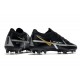 Nike Phantom GT2 Elite FG Black Metallic Dark Grey Metallic Gold