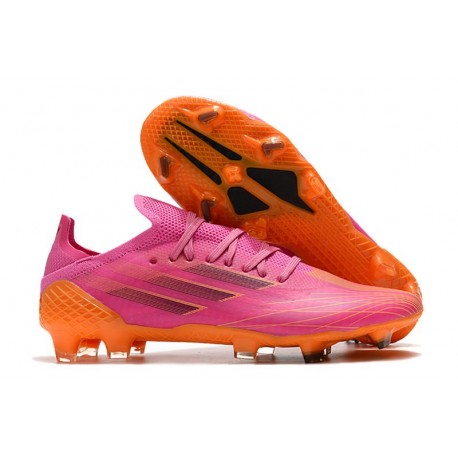 adidas X Speedflow.1 FG Soccer Shoes Pink Orange