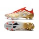 adidas X Speedflow.1 FG Soccer Shoes Gold White Red