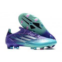 adidas X Speedflow.1 FG Soccer Shoes Purple Rush Silver Metallic Mint Rush