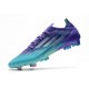 adidas X Speedflow.1 FG Shoes Purple Rush Silver Metallic Mint Rush