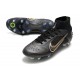 Nike Mercurial Superfly VIII Elite SG PRO AC Shadow - Black Metallic Gold Metallic Silver