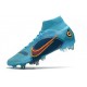 Nike Mercurial Superfly VIII Elite SG PRO AC Blueprint - Chlorine Blue Laser Orange Marina