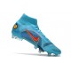 Nike Mercurial Superfly VIII Elite SG PRO AC Blueprint - Chlorine Blue Laser Orange Marina