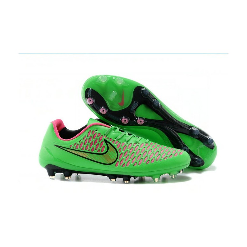pink and green nike cleats