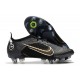 Nike Mercurial Vapor 14 Elite SG-Pro Shadow - Black Metallic Gold Metallic Silver