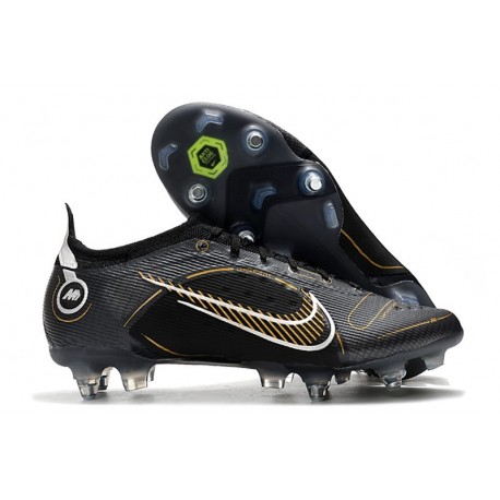 Nike Mercurial Vapor 14 Elite SG-Pro Shadow - Black Metallic Gold Metallic Silver