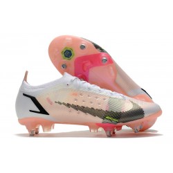 Nike Mercurial Vapor 14 Elite SG-Pro White Black Bright Crimson Pink Blast