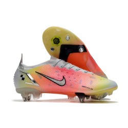 Nike Mercurial Vapor 14 Elite SG-Pro White Black Bright Crimson Pink Blast