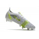 Nike Mercurial Vapor 14 Elite SG-Pro White Black Metallic Silver Volt