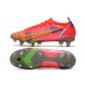 Nike Mercurial Vapor 14 Elite SG-Pro Spectrum - Bright Crimson/Metallic Silver