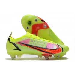 Nike Mercurial Vapor 14 Elite SG-Pro Volt Bright Crimson Black