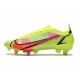 Nike Mercurial Vapor 14 Elite SG-Pro Volt Bright Crimson Black