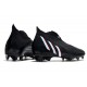 adidas Predator Edge + FG Laceless Core Black White Vivid Red