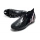 adidas Predator Edge + FG Laceless Core Black White Vivid Red