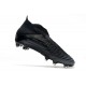 adidas Predator Edge + FG Laceless Core Black White Vivid Red