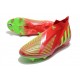 adidas Predator Edge + FG Laceless Red Green