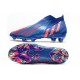 adidas Predator Edge + FG Laceless Hi Res Blue Turbo