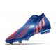 adidas Predator Edge + FG Laceless Hi Res Blue Turbo