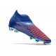 adidas Predator Edge + FG Laceless Hi Res Blue Turbo