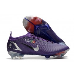 Nike Mercurial Vapor14 Elite FG Ronaldo Electro Purple Silver