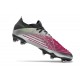 adidas Predator Edge.1 FG Low Cut Silver Black Solar Pink