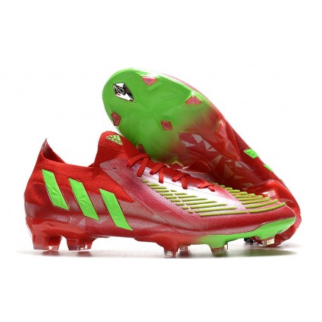 adidas Predator Edge.1 FG Low Cut Red Green