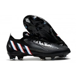 adidas Predator Edge.1 FG Low Cut Darkness - Core Black Footwear White Vivid Red