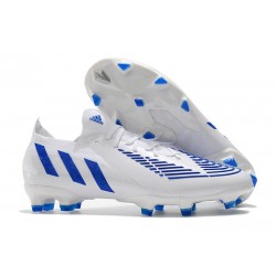 adidas Predator Edge.1 FG Low Cut Diamond Edge - Footwear White Hi-Res Blue