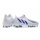 adidas Predator Edge.1 FG Low Cut Diamond Edge - Footwear White Hi-Res Blue