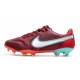 Nike Tiempo Legend IX Elite FG Leather Blueprint - Team Red/White/Mystic Hibiscus