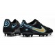 Nike Tiempo Legend IX Elite FG Leather Black Gold Blue