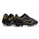 Nike Tiempo Legend IX Elite FG Leather Black Metallic Dark Grey