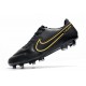 Nike Tiempo Legend IX Elite FG Leather Black Metallic Dark Grey