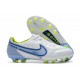 Nike Tiempo Legend IX Elite FG Leather White Blue Volt