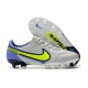 Nike Tiempo Legend IX Elite FG Leather Grey Fog Volt Sapphire