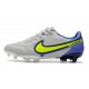 Nike Tiempo Legend IX Elite FG Leather Grey Fog Volt Sapphire