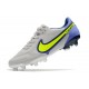 Nike Tiempo Legend IX Elite FG Leather Grey Fog Volt Sapphire