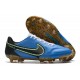 Nike Tiempo Legend IX Elite FG Leather Blue Black