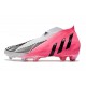 adidas Predator Edge + FG Laceless Solar Pink Black White